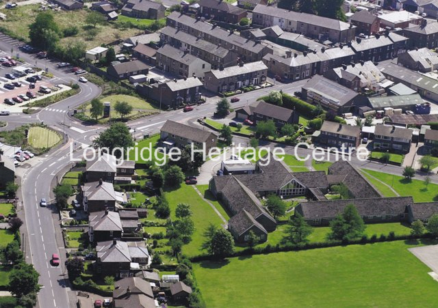 735 - Aerial View - Inglwhite Road, former Fell View on Barnacre Road - 2001